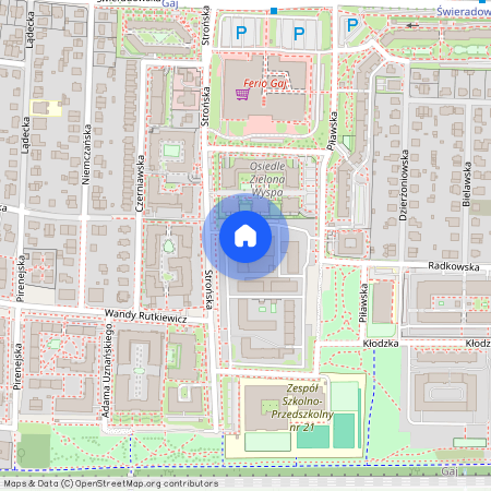 ul. Strońska, Gaj, Krzyki, Wrocław, dolnośląskie