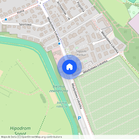 ul. Władysława Łokietka, Karlikowo, Sopot, pomorskie