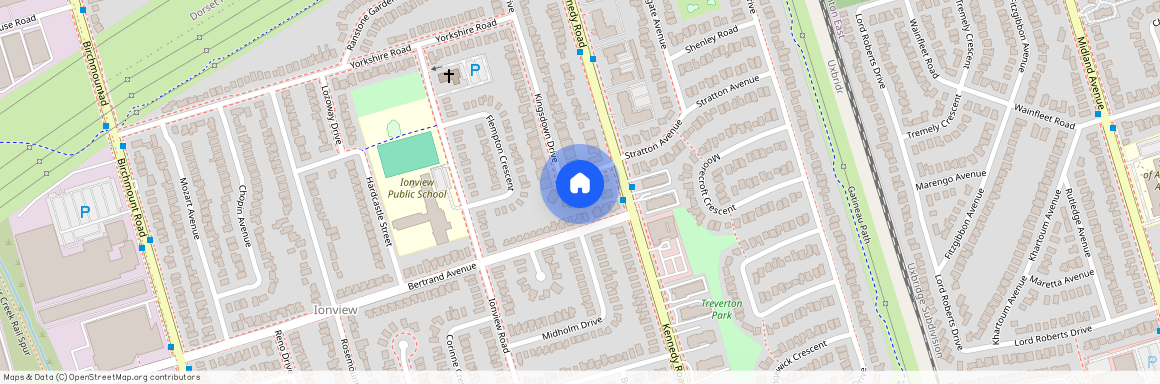 6 Kingsdown Drive #Bsmt, Toronto, Ionview