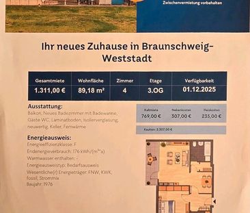 Suche Nachmieter in Braunschweig - Foto 1