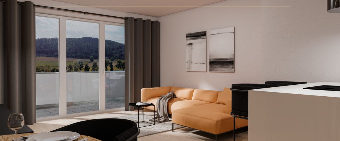 ! Aktionspreis ! Neubau- Erstbezug: Traumhafte Wohnung im 1. OG mit Weitblick! - Foto 1