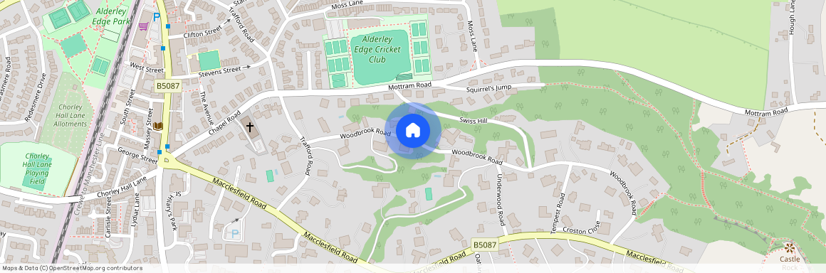 Luxury property with leisure, including swimming pool.