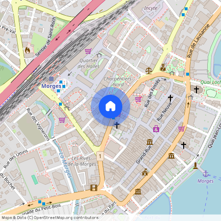 1110, Morges, Rue des Charpentiers 5, 18A