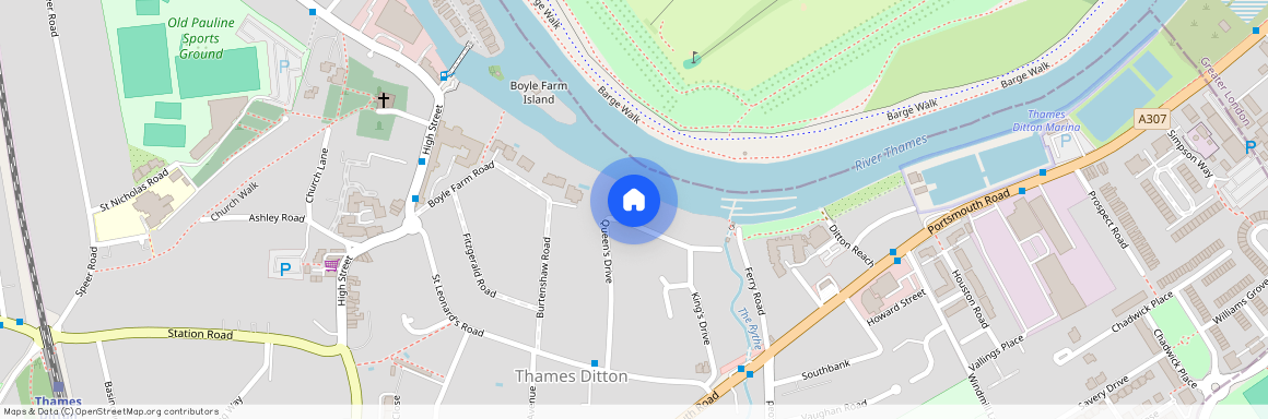 Queens Drive, Thames Ditton, Surrey, KT7