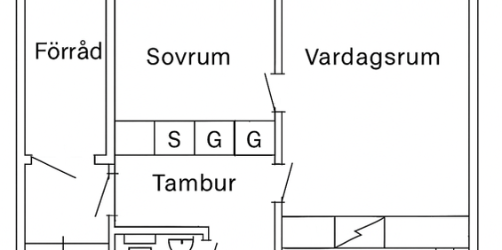 Fin delvis renoverad lägenhet. - Photo 3