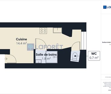 Location Appartement 1 pièce 16m² - Photo 4