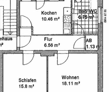 Idyllisch gelegene 2- Zimmerwohnung inkl. Tageslichtbad mit Badewan... - Foto 3