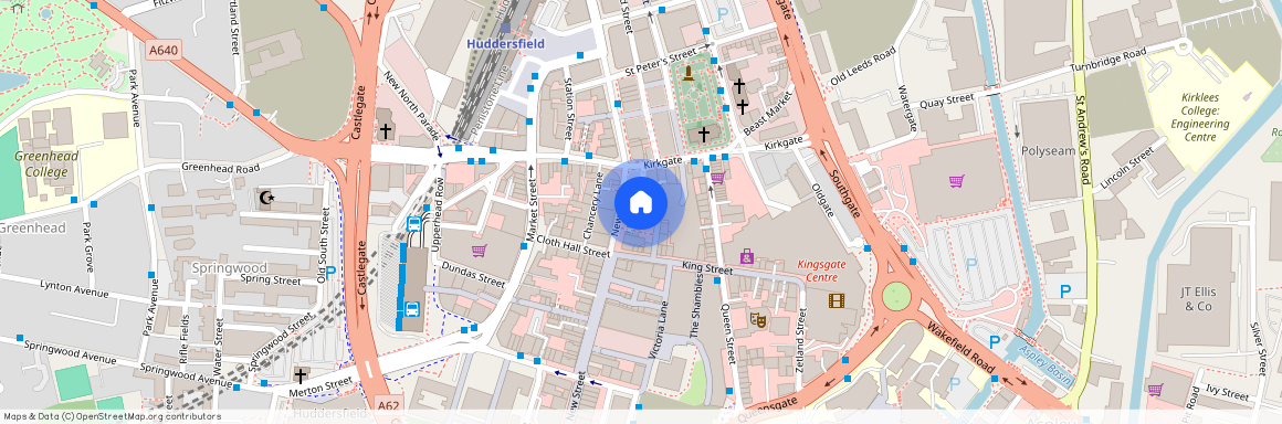 Market Place, Huddersfield Town Centre, Huddersfield, HD1