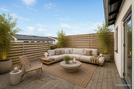 Velindrettede rækkehuse med stor terrasse og egen have - Photo 5