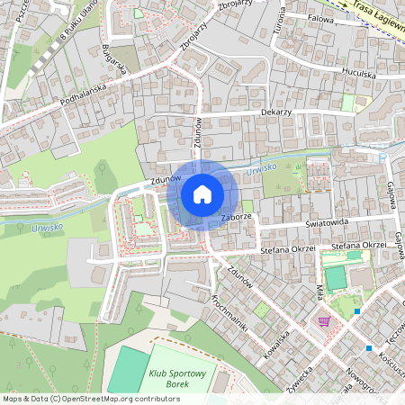 ul. Zdunów, Borek Fałęcki, Łagiewniki-Borek Fałęcki, Kraków, małopolskie