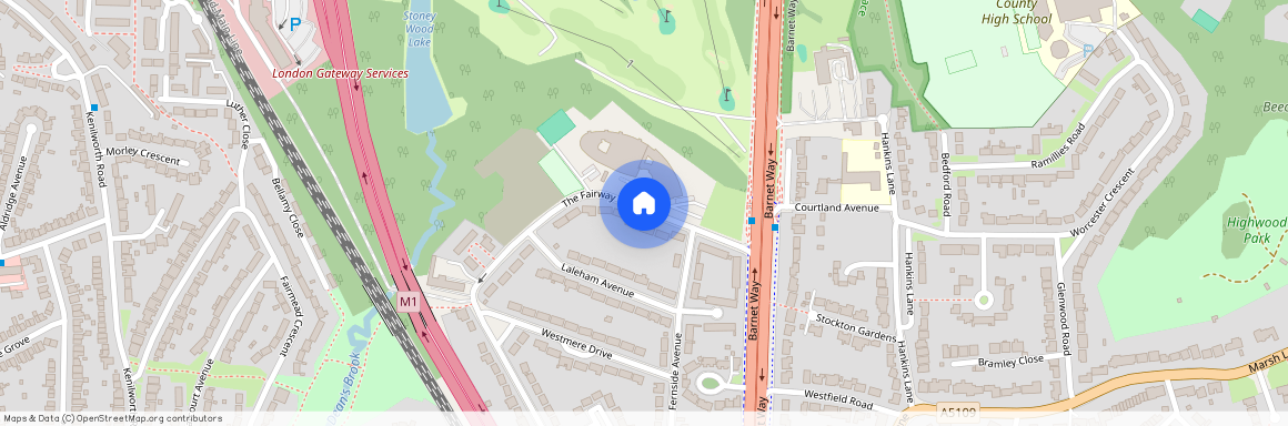 2 Bedroom Ground Floor Maisonette in NW7