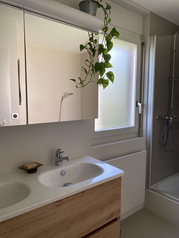 APPARTEMENT DE 3 PIÈCES AVEC DUPLEX À OBERHOFEN AM THUNERSEE (BE), MEUBLÉ, TEMPORAIRE - Foto 4