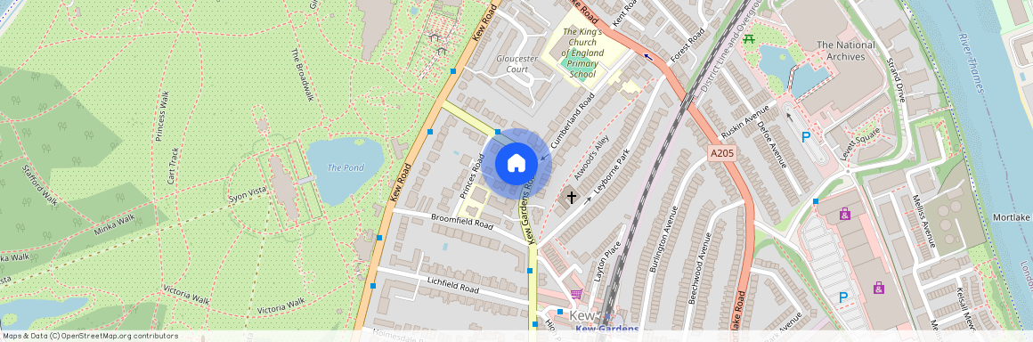 Kew Gardens Road, Kew, TW9, London