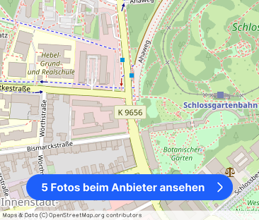 Voll ausgestattete, möblierte Wohnung in Top-Lage von Karlsruhe zu ... - Foto 1