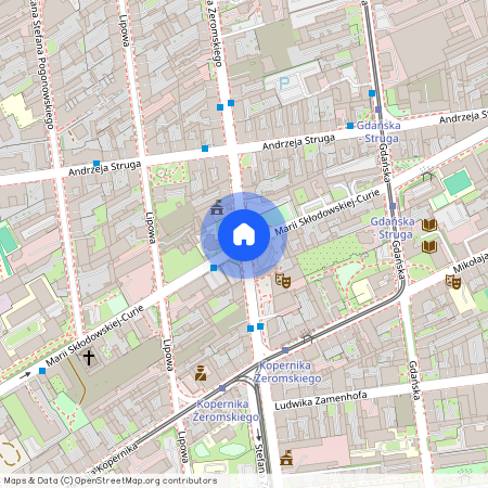 ul. Stefana Żeromskiego, Stare Polesie, Polesie, Łódź, łódzkie