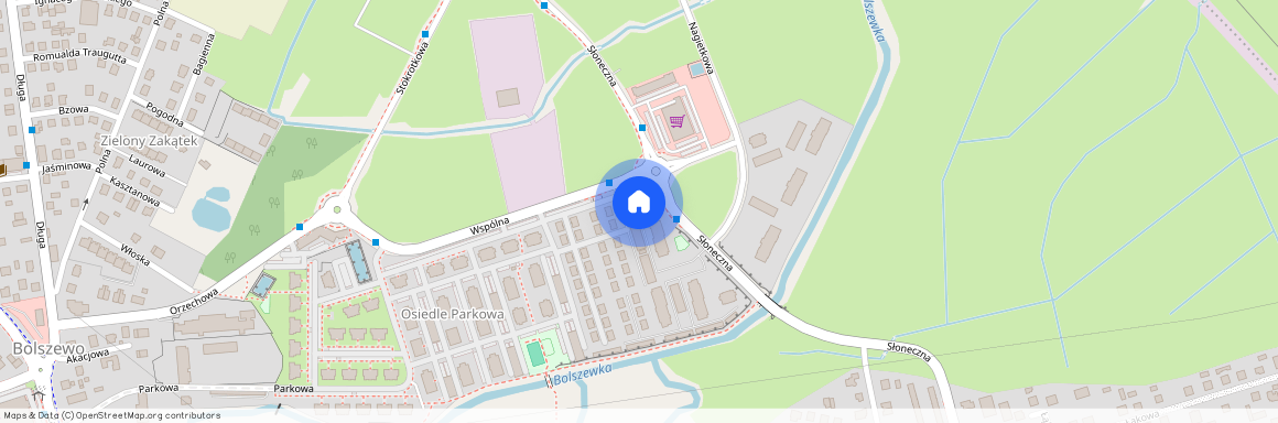 ul. Słoneczna, Bolszewo, Wejherowo, wejherowski, pomorskie