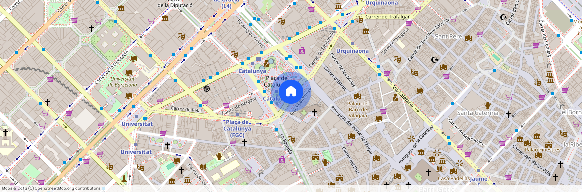 Plaça de Catalunya, Barcelona, Catalonia 08002