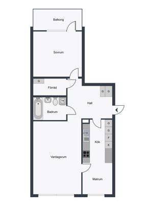 Ragnvallagatan 18 A - Photo 1