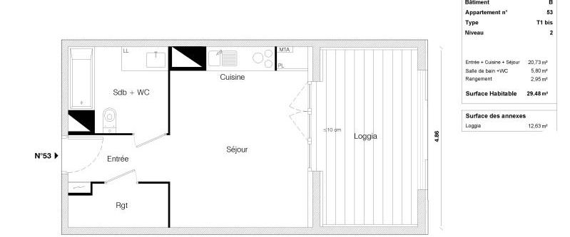 Location Appartement 1 pièce 29m² TOULOUSE 31400 - Photo 1