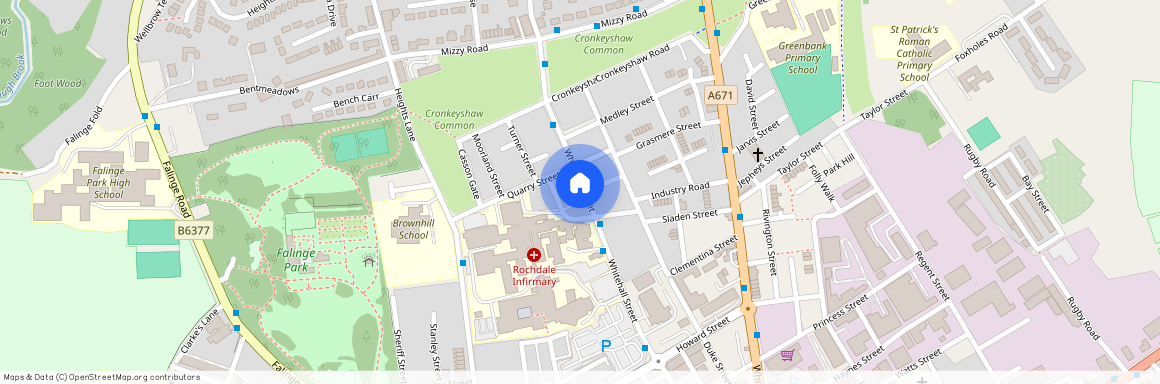 Whitehall Street, Rochdale Centre, OL12