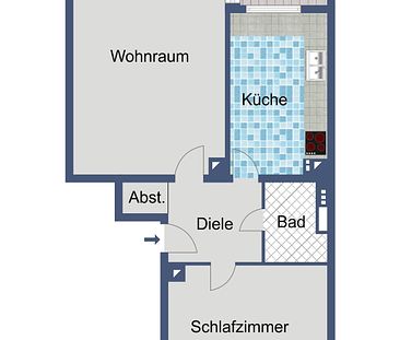 Gemütliche 2-Zimmer-Wohnung zum Wohlfühlen! - Photo 1