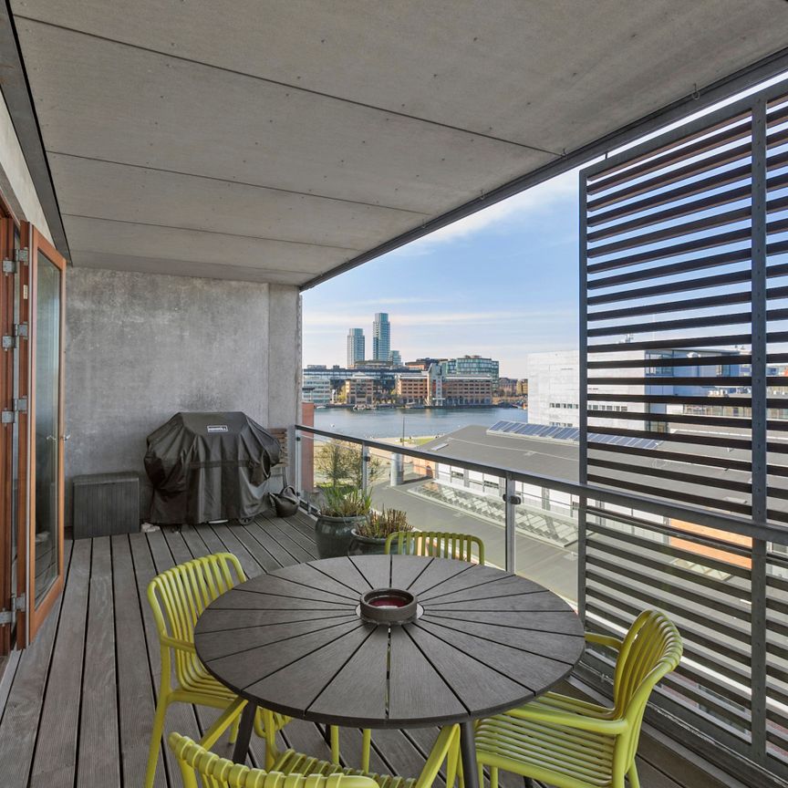 Eksklusiv 4-værelses lejlighed med stor terrasse og smuk vandudsigt på Islands Brygge - Foto 1