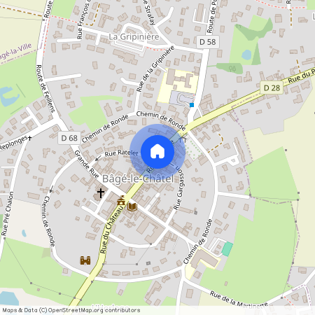 Ain, 01, 01380, Bage Le Chatel