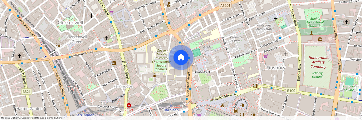 Houghton Court, 31 Glasshouse Yard, EC1A 4JN, London