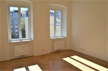LAZARETTGASSE – NADLERGASSE, AKH-Nähe, sonnige 68 m2 Altbau, 2 Zimmer, Wohnküche, Wannenbad, Parketten, SAT/TV, 2. Liftstock - Photo 4