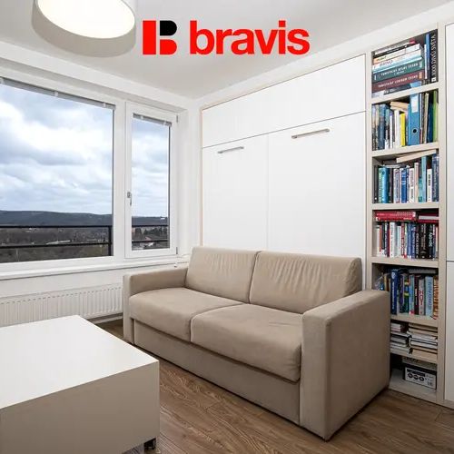 Pronájem bytu 1+kk, Brno - Bystrc, ul. Nad Přehradou, zařízený, blízko Brněnské přehradě - Fotografie 1
