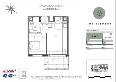 Appartement 2 pièces à Mont-Saint-Martin - Photo 3