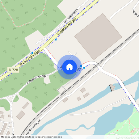 Gustaf de lavalsväg, Eskilstuna