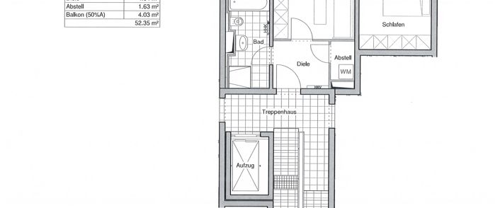 KOMFORTABEL WOHNEN - MIT AUFZUG, BALKON, FUSSBODENHEIZUNG UND EINBAUKÜCHE - Foto 1