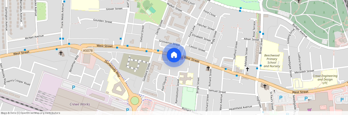 Flat 3 at 134 West Street, Crewe, CW1