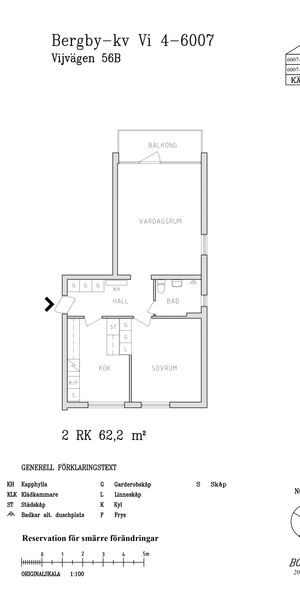 Vijvägen 56 B, våning None - Foto 2