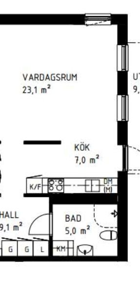 Sollentuna - 1rok - 12mån - 11.500kr/mån - Photo 2