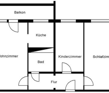 Helle 3-Raum-Wohnung mit großem Balkon & Aufzug! - Photo 4