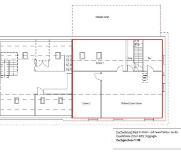 Moderne 3.5 Zimmer-Dachwohnung mit Innenhof - Photo 4