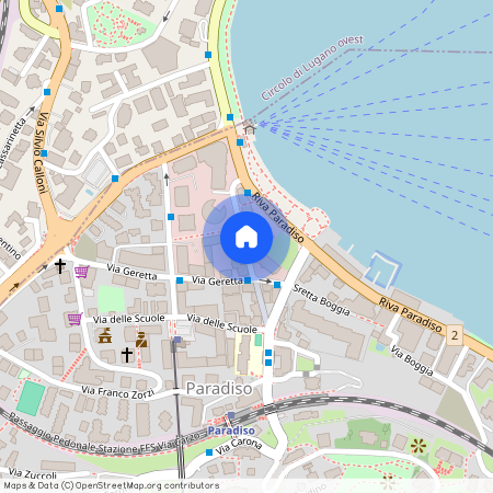 6900, Paradiso, Via Generale Guisan