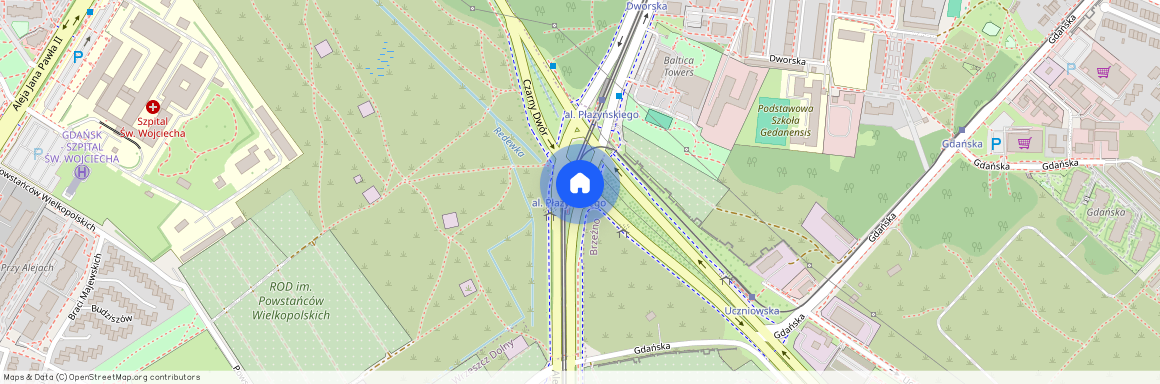 al. gen. Józefa Hallera, Brzeźno, Gdańsk, pomorskie