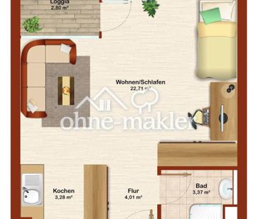 Etagenwohnung in Straubing - Foto 1
