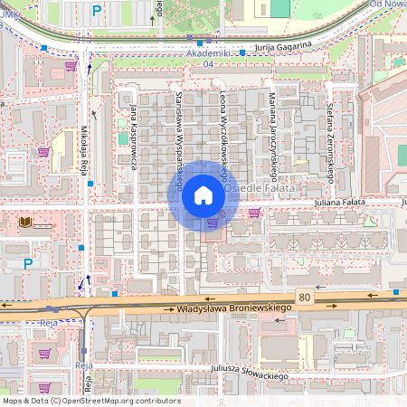 ul. Juliana Fałata, Bydgoskie Przedmieście, Toruń, kujawsko-pomorskie