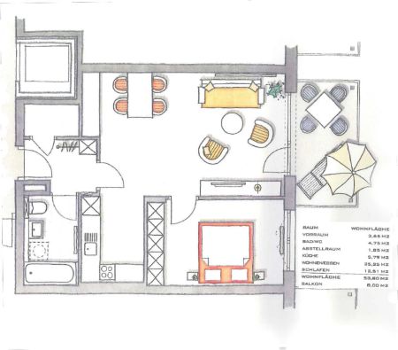 NEUWERTIGE 2-ZIMMER-WOHNUNG MIT BALKON - Foto 2