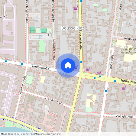 Huttenstraße 3, 10553 Mitte - Tiergarten