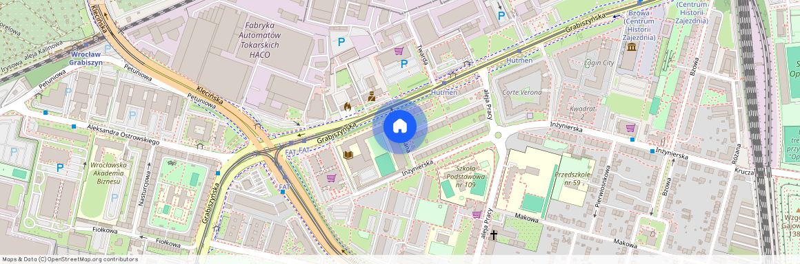 ul. Budowlana, Grabiszyn, Fabryczna, Wrocław, dolnośląskie