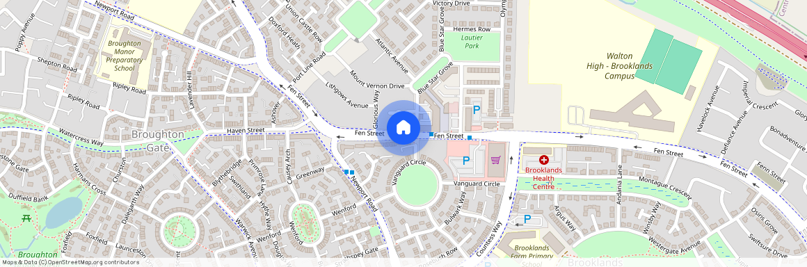 Flat 1, 7 Brooklands Square, Brooklands, Buckinghamshire, MK10 7NG, Milton Keynes