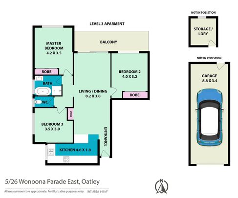 North-Facing Top-Floor 3 Bedrooms Retreat with Light, Space & Style - Photo 1