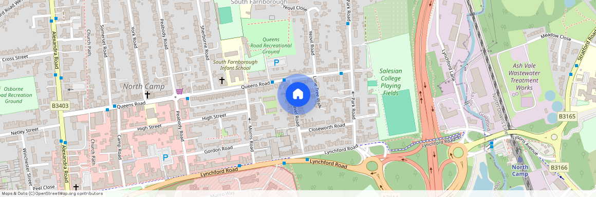 Queens Road, Farnborough, GU14