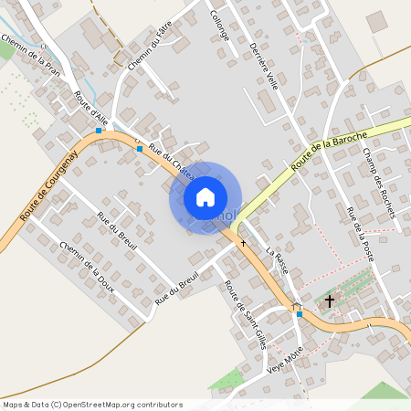 dans un quartier résidentiel, 2952 Cornol