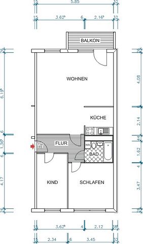 *3-Raum Whg. wird für Sie neu saniert* - Photo 5